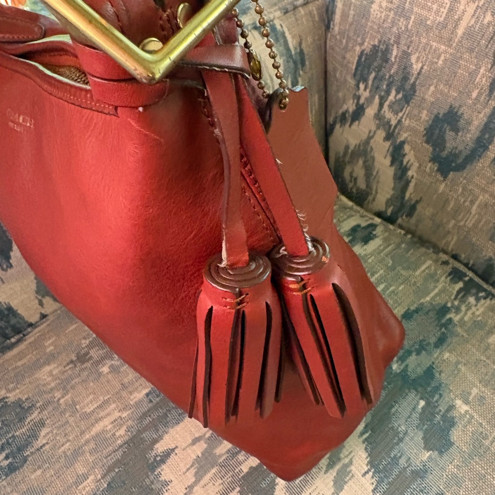 Vintage Coach Brooklyn Buttery Soft Leather Shoulder Bag in Toffee - Picture 2 of 12